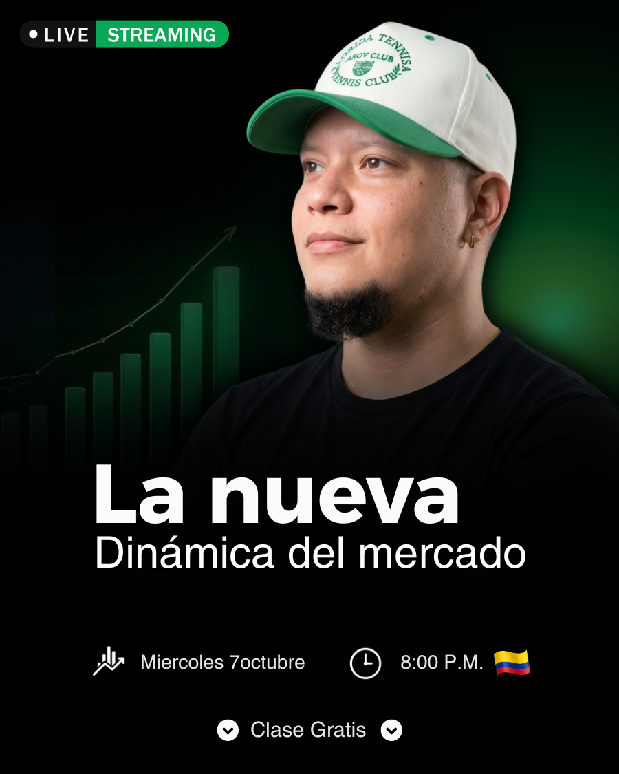 La nueva dinámica del mercado - Clase en vivo con Xander, miércoles 7 de octubre 8:00 PM